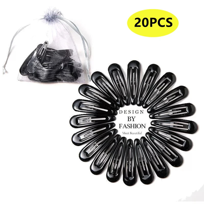 Candy Color Hair Clips Set
