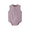 Cotton Linen Sleeveless Romper